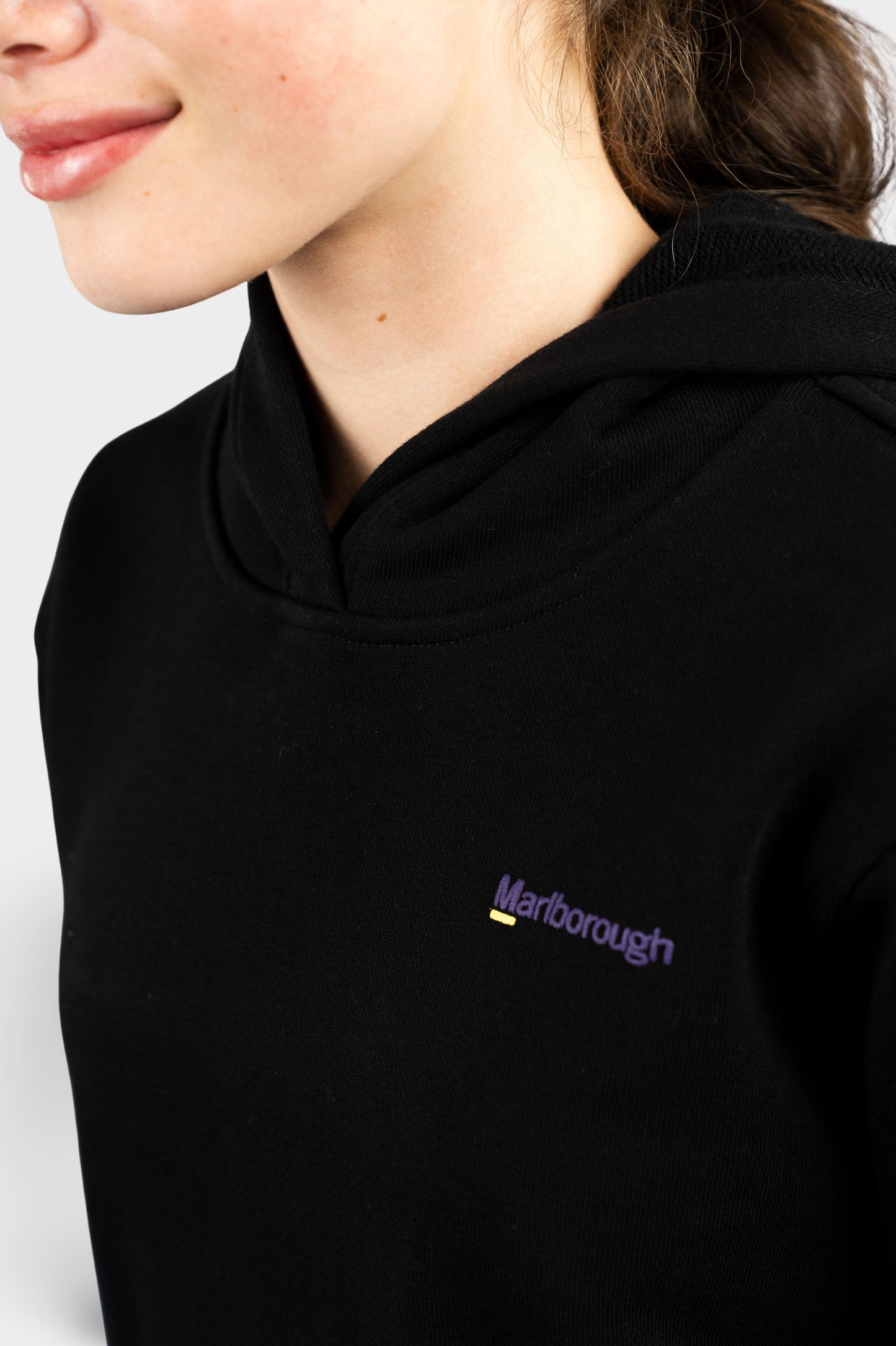 Marlborough Plush Hoodie Black