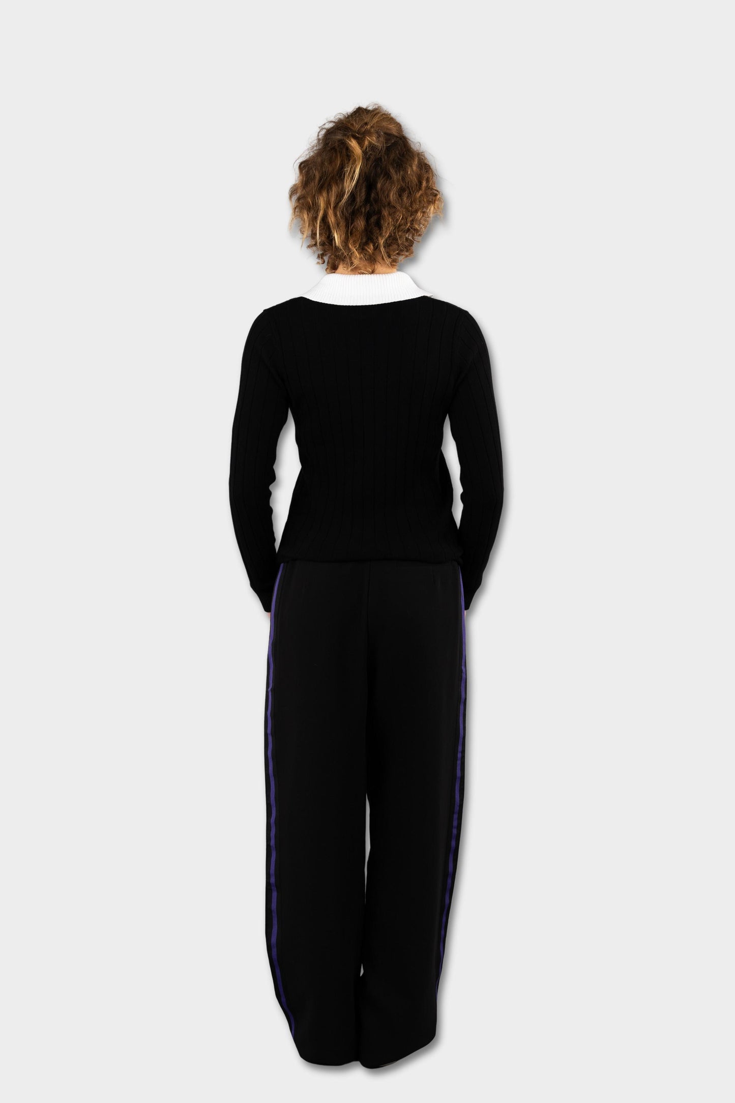 Marlborough Slouchy Track Trouser Black