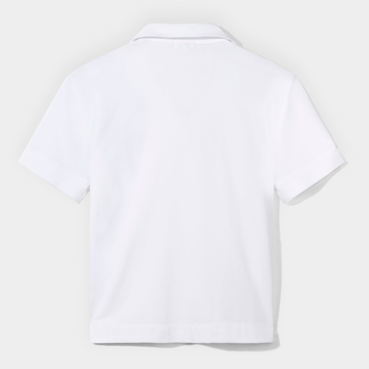 Marlborough Breezy Boxy Short Sleeve Polo White