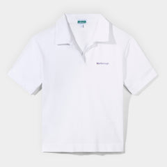 Marlborough Breezy Boxy Short Sleeve Polo White