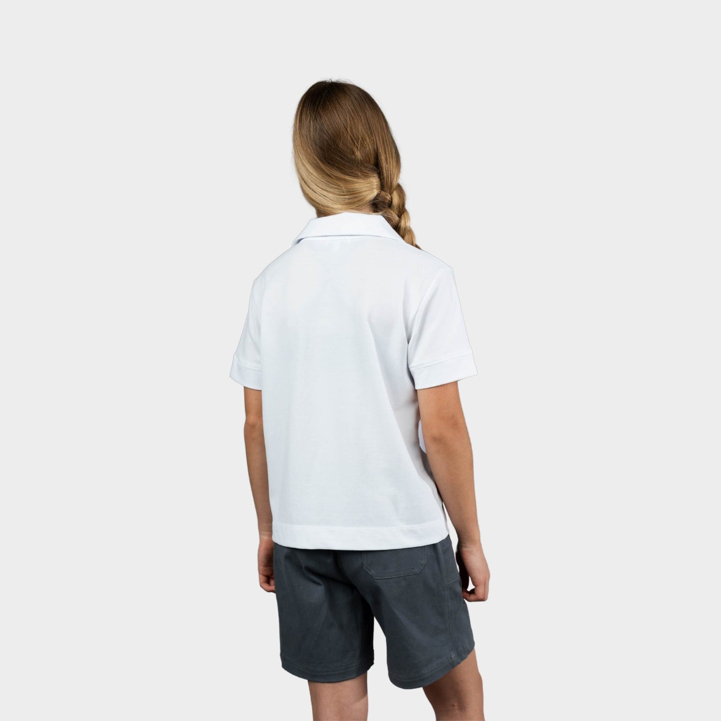 Marlborough Breezy Boxy Short Sleeve Polo White
