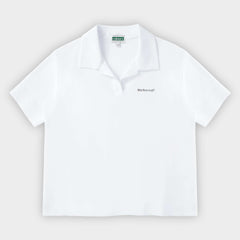 Marlborough Breezy Boxy Short Sleeve Polo White