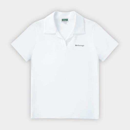 Marlborough Breezy Tailored Short Sleeve Polo White