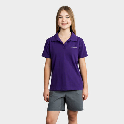 Marlborough Breezy Tailored Short Sleeve Polo Purple
