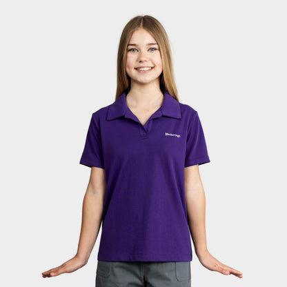 Marlborough Breezy Tailored Short Sleeve Polo Purple