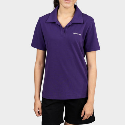 Marlborough Breezy Tailored Short Sleeve Polo Purple