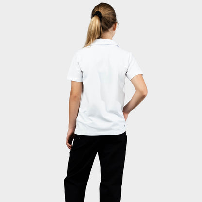 Marlborough Breezy Tailored Short Sleeve Polo White