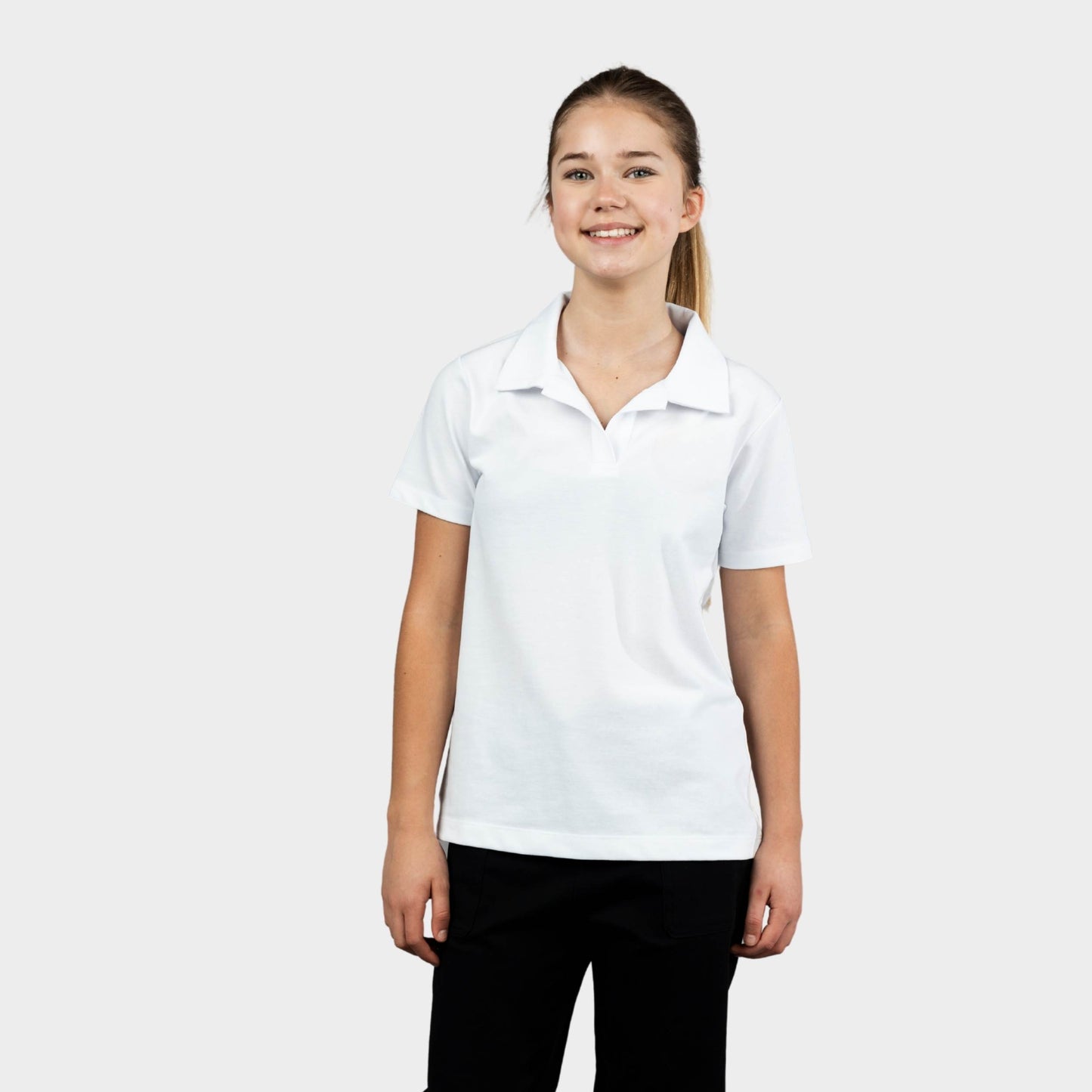 Marlborough Breezy Tailored Short Sleeve Polo White