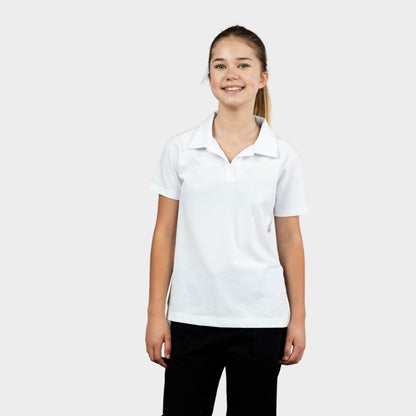 Marlborough Breezy Tailored Short Sleeve Polo White