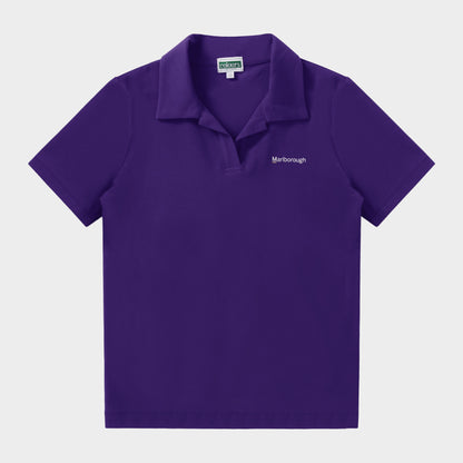 Marlborough Breezy Tailored Short Sleeve Polo Purple