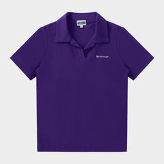 Marlborough Breezy Tailored Short Sleeve Polo Purple