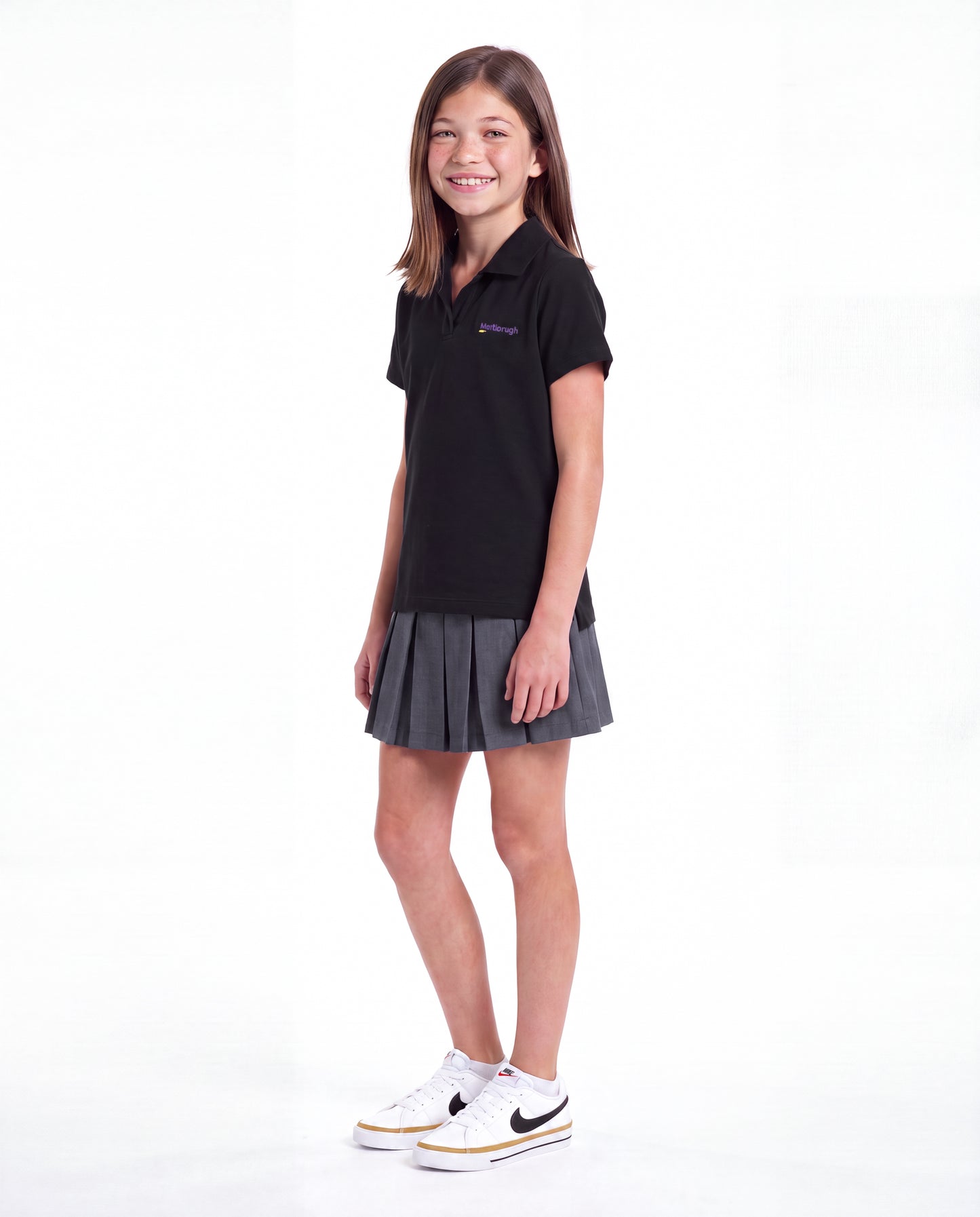 Marlborough Modern Short Sleeve Polo Black