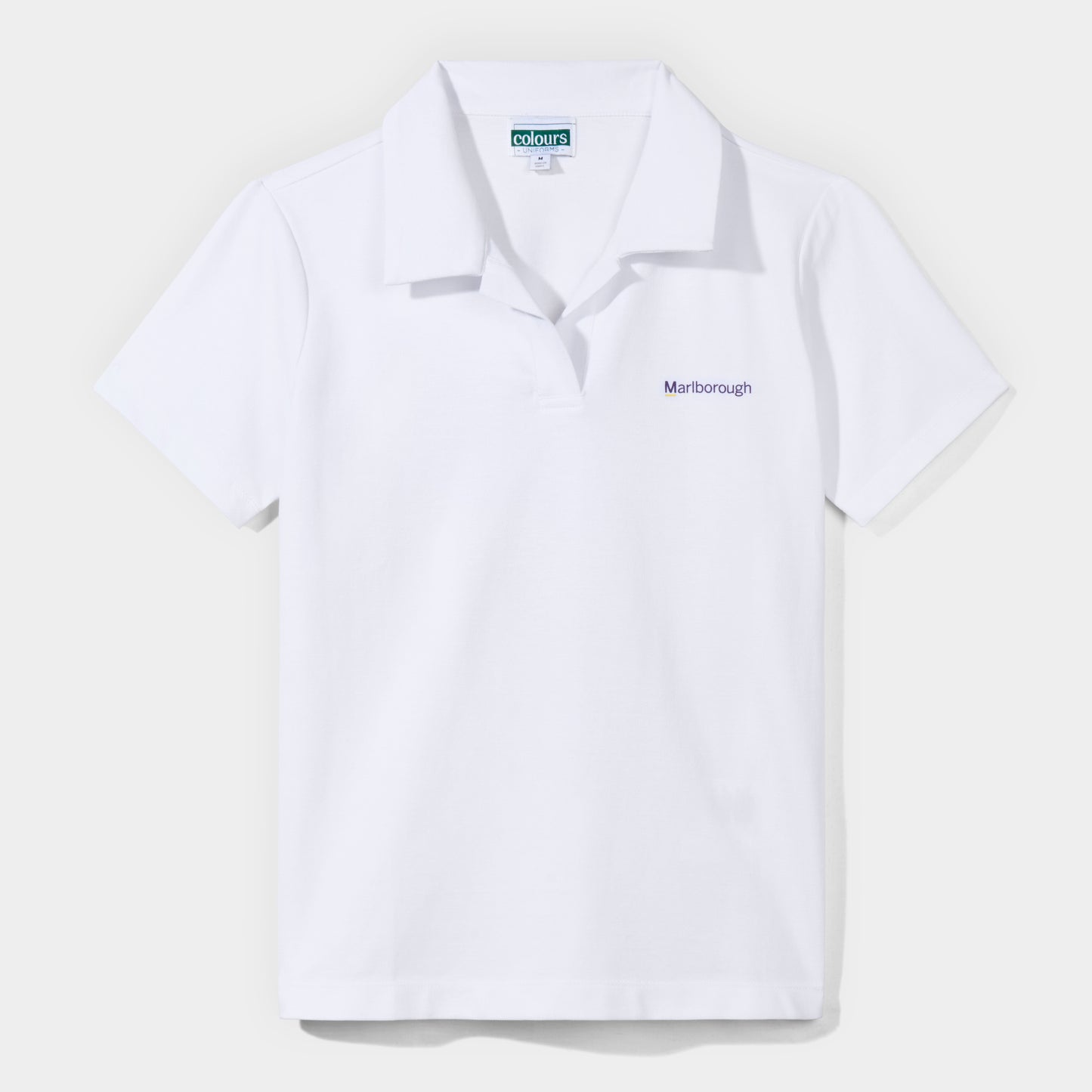 Marlborough Modern Short Sleeve Polo White