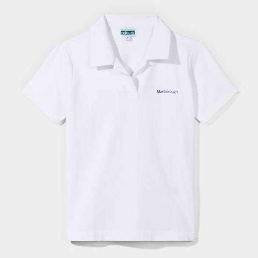 Marlborough Modern Short Sleeve Polo White