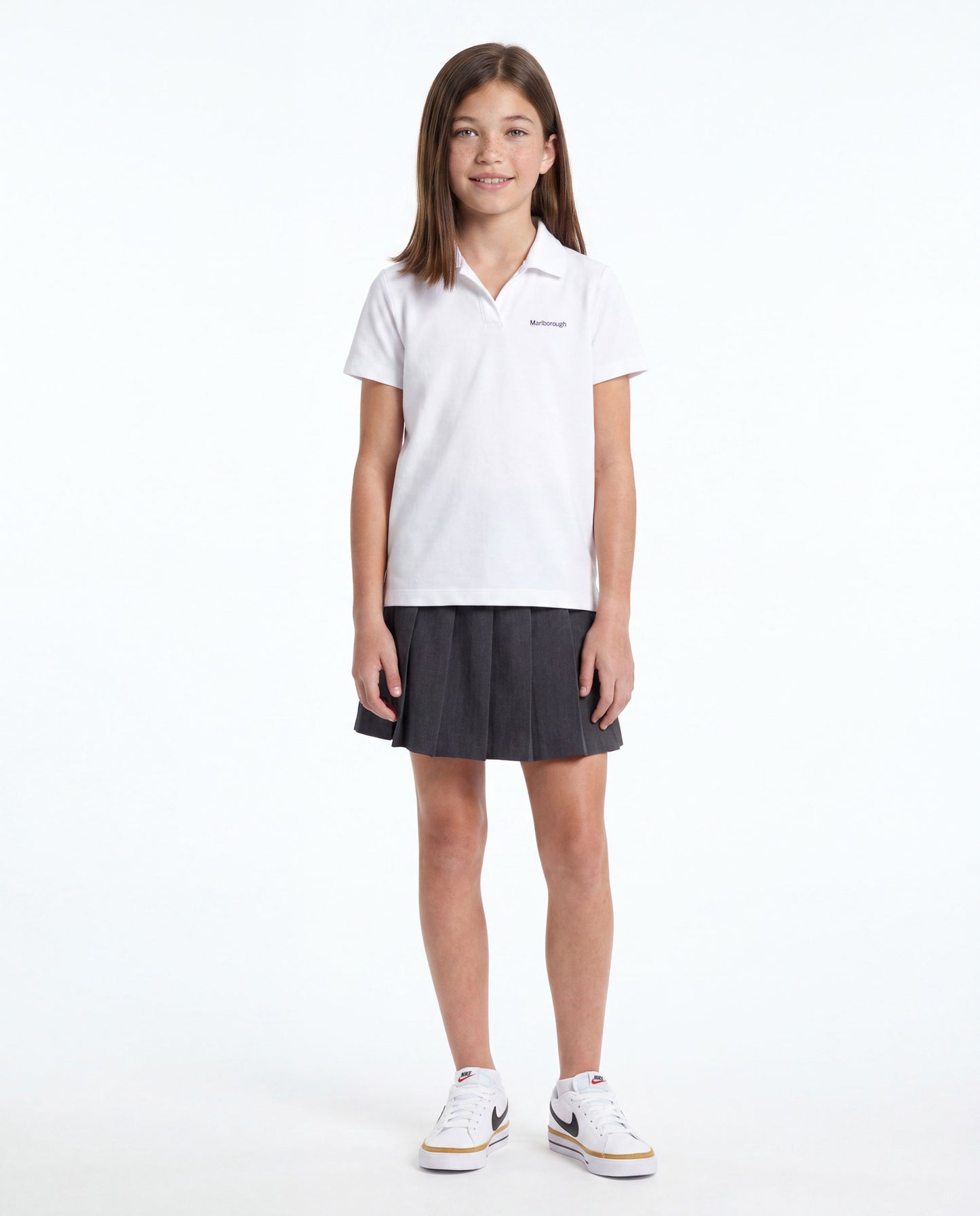 Marlborough Modern Short Sleeve Polo White