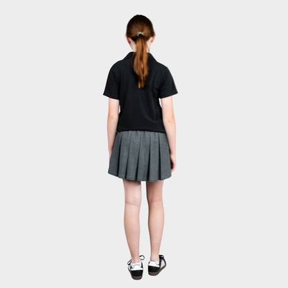 Marlborough Pleated Skirt with Bike Shorts Charcoal