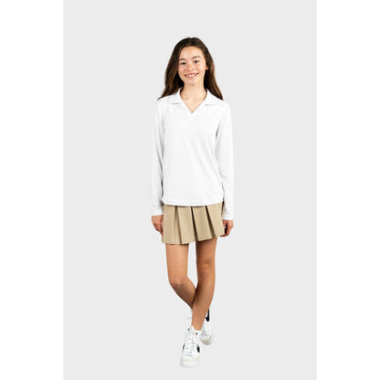 Modern Pleated Skirt Tan