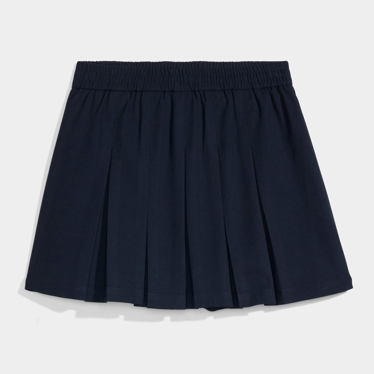 Modern Pleated Skirt with Bike Shorts Black