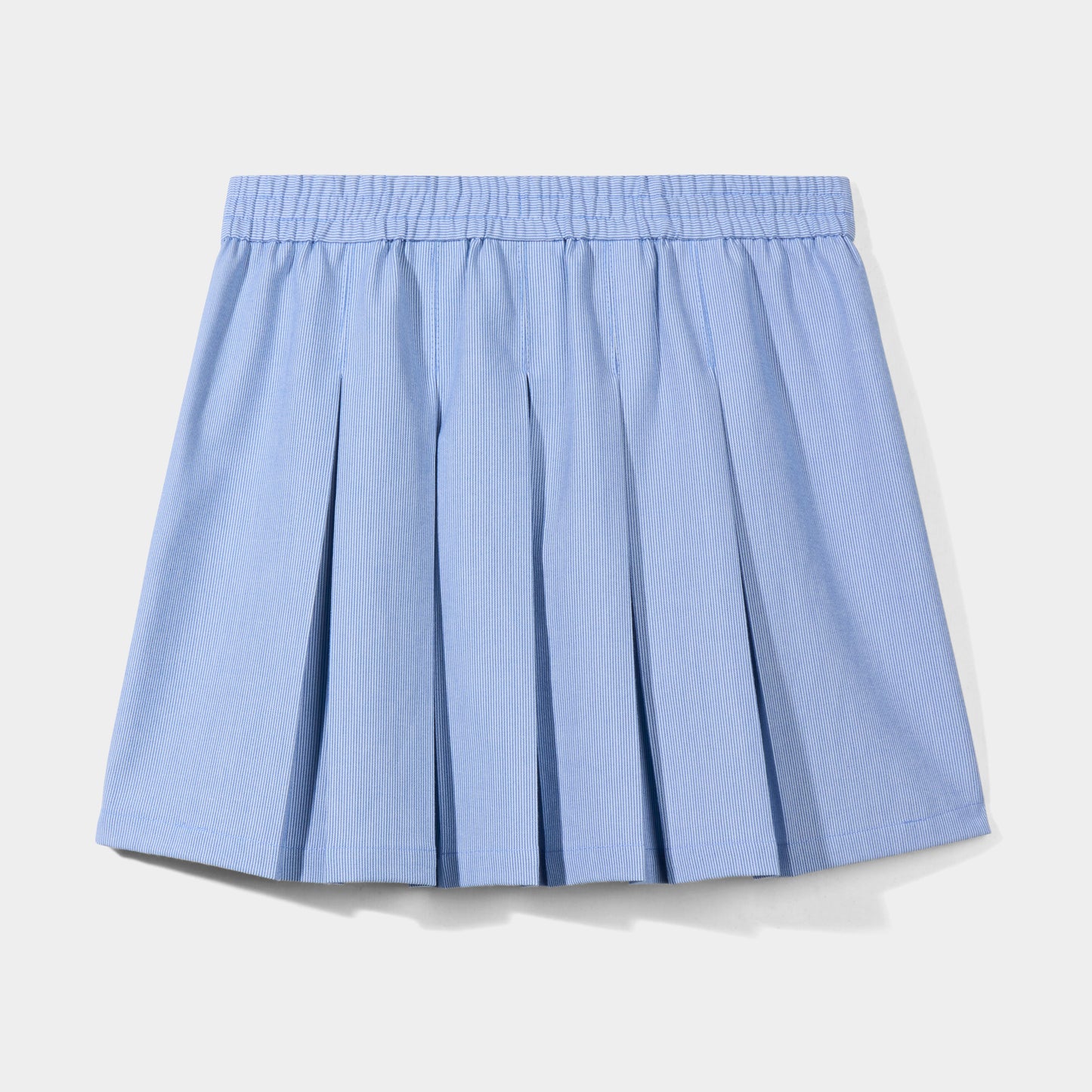Modern Pin Feather Skirt Blue