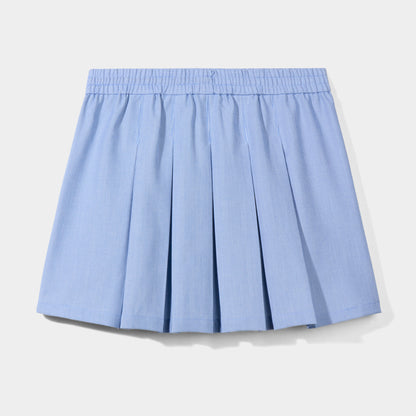 Modern Pin Feather Skirt Blue