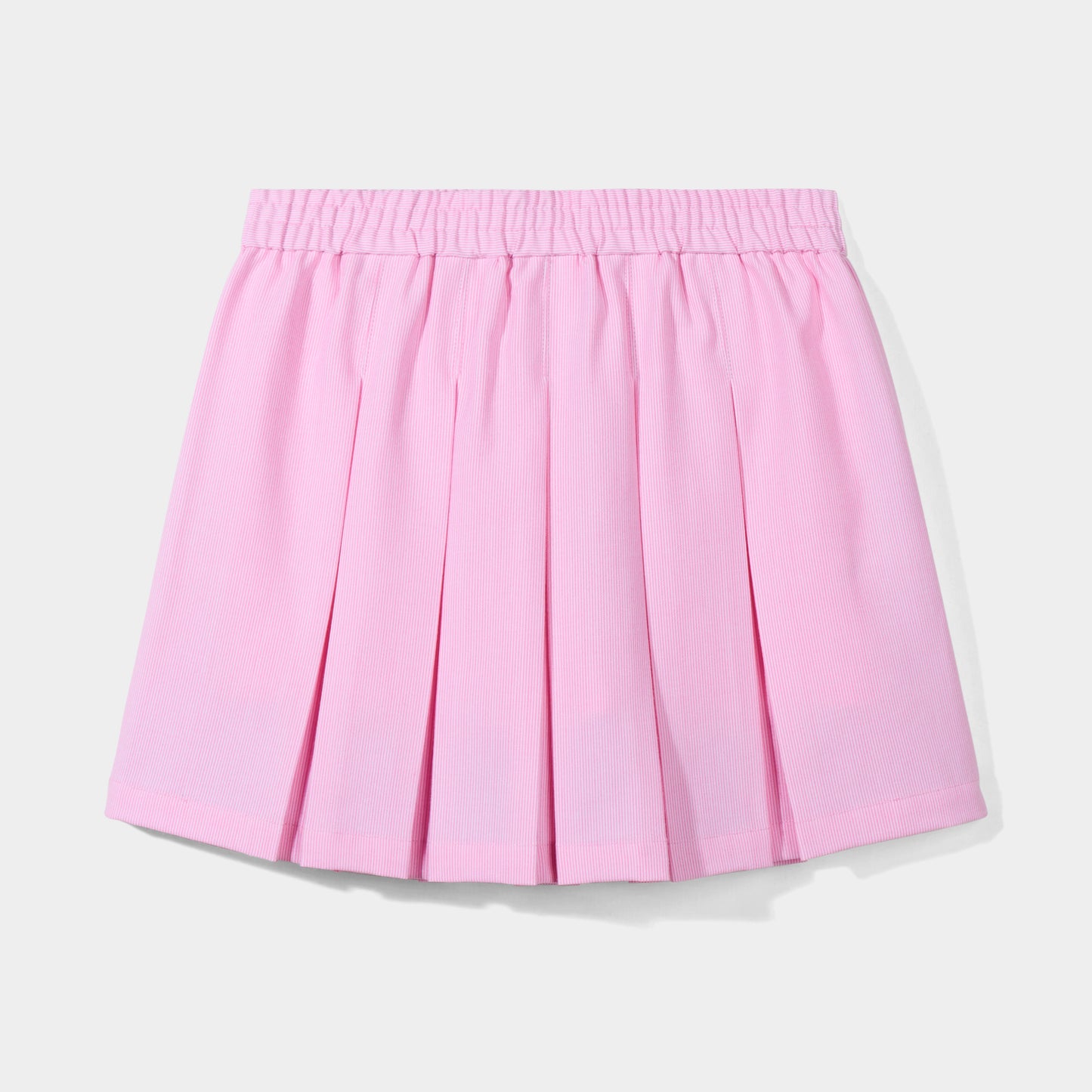 Modern Pin Feather Skirt with Bike Shorts Pink
