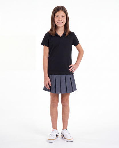 Modern Short Sleeve Polo Black