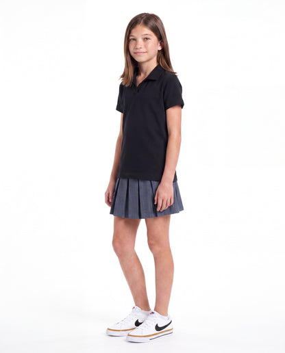 Modern Short Sleeve Polo Black