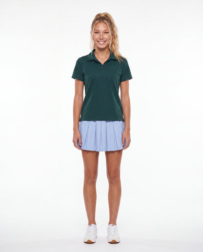 Modern Short Sleeve Polo Green