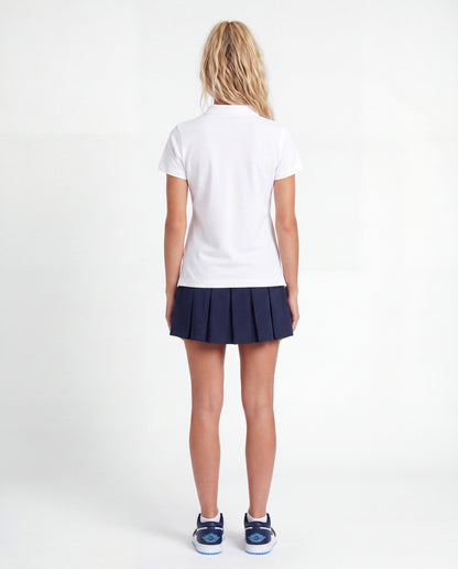 Modern Short Sleeve Polo White