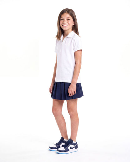 Modern Short Sleeve Polo White
