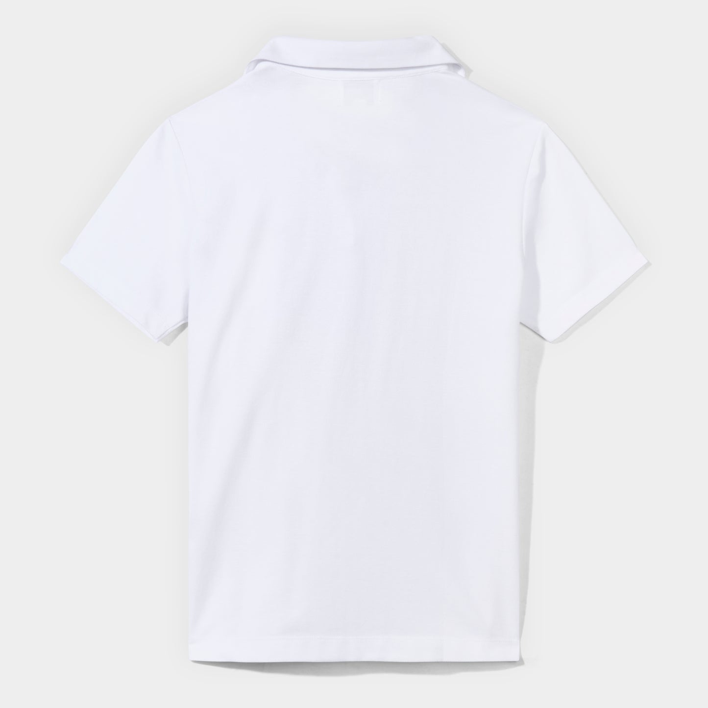 Modern Short Sleeve Polo White