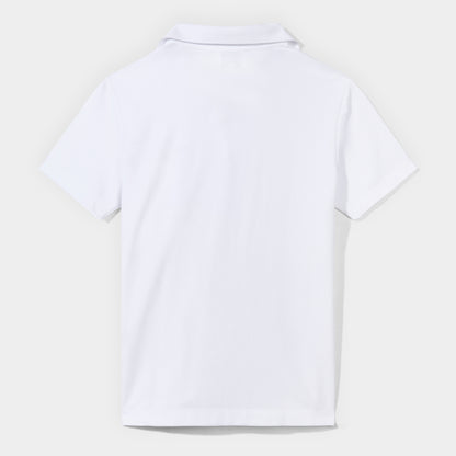 Modern Short Sleeve Polo White