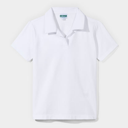 Modern Short Sleeve Polo White
