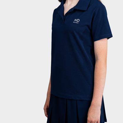NDB Breezy Tailored Short Sleeve Polo Navy