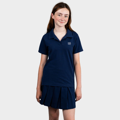 NDB Breezy Tailored Short Sleeve Polo Navy