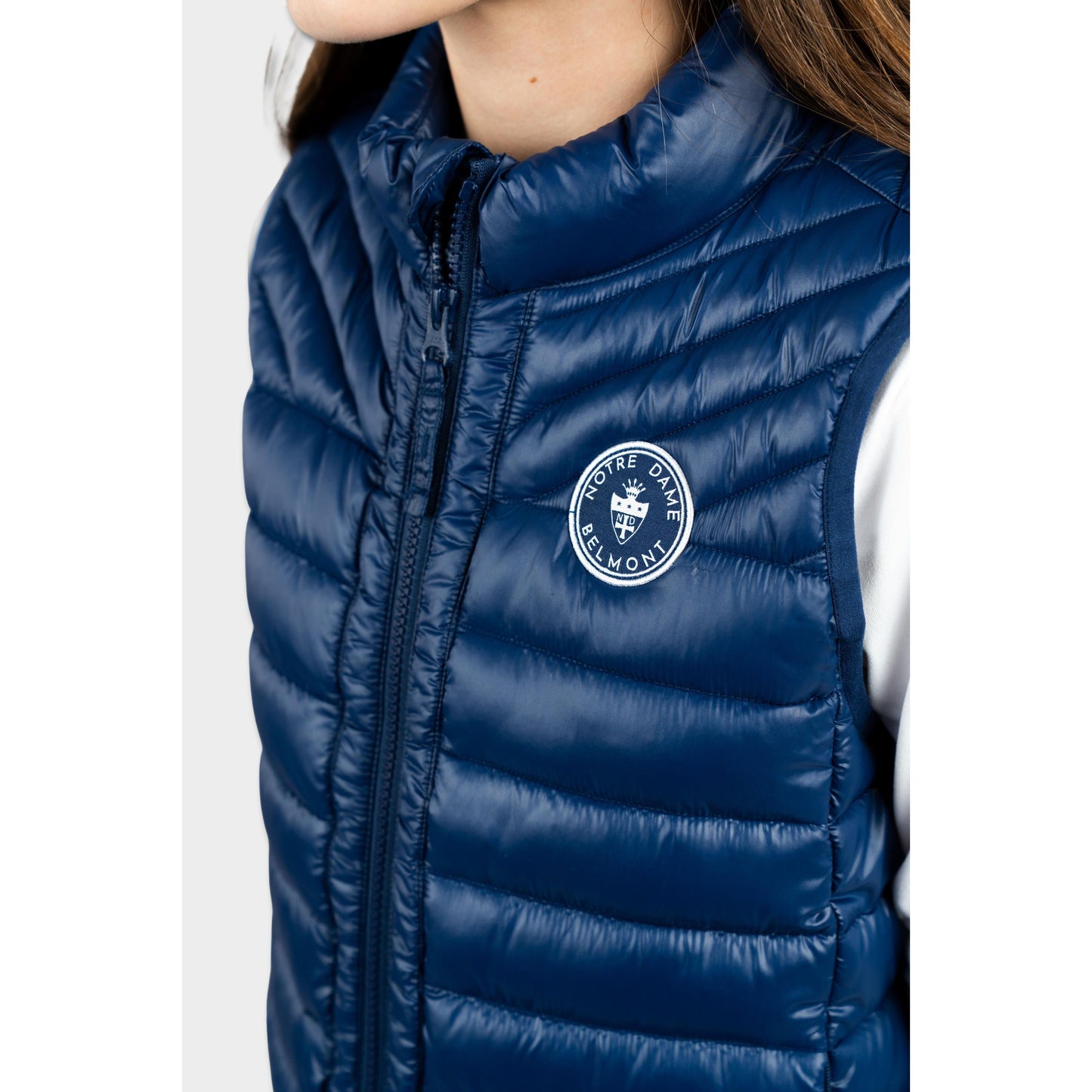 NDB Hi-Gloss Puffer Vest Navy