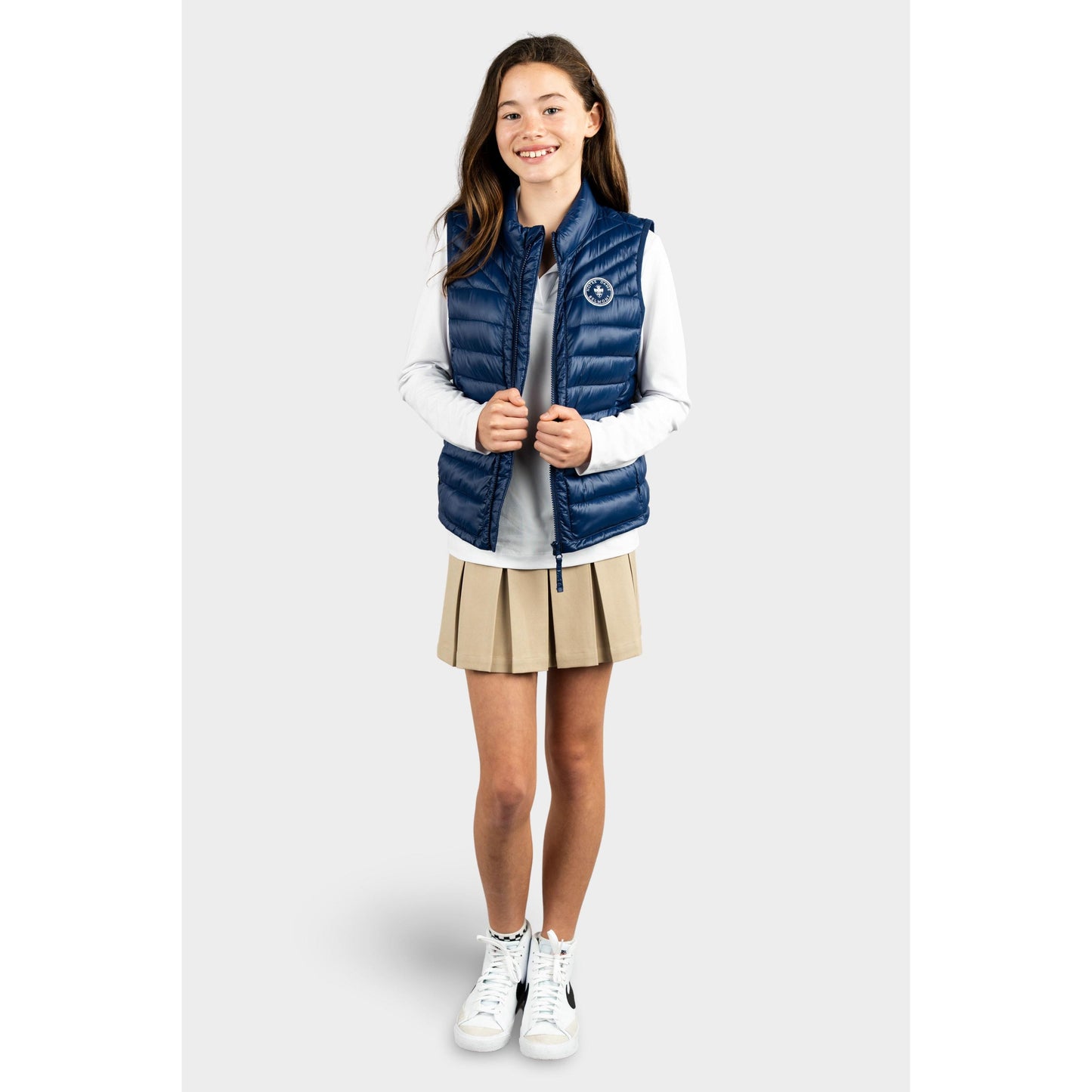 NDB Hi-Gloss Puffer Vest Navy