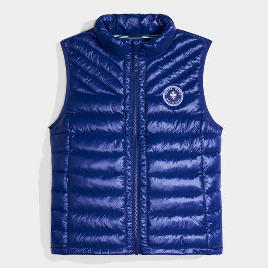 NDB Hi-Gloss Puffer Vest Navy