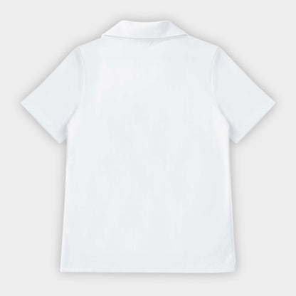 NDB Breezy Tailored Short Sleeve Polo White