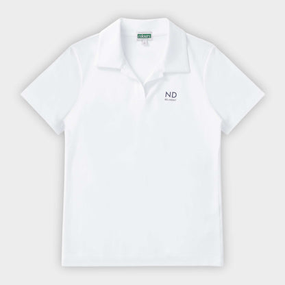 NDB Breezy Tailored Short Sleeve Polo White
