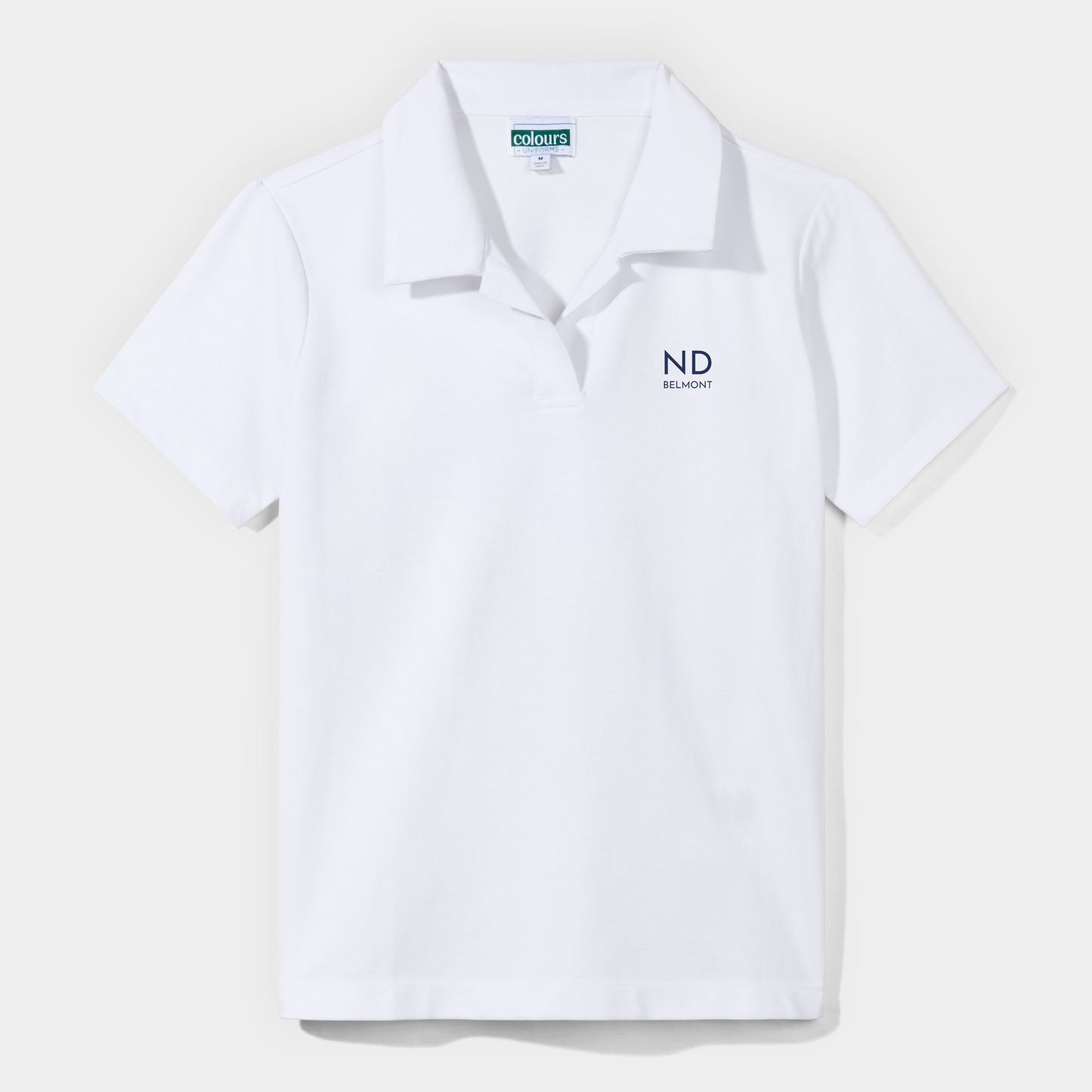 NDB Modern Short Sleeve Polo White