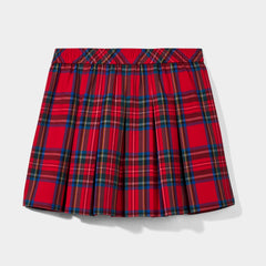 Plaid Modern Pleated Skirt Assembly