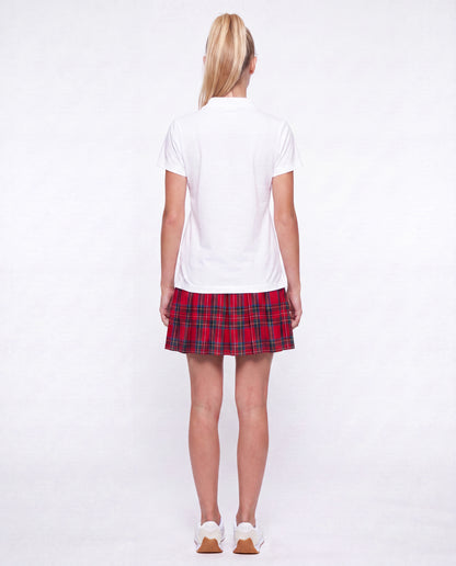 Plaid Modern Pleated Skirt Assembly