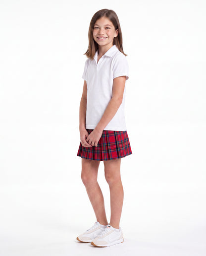 Plaid Modern Pleated Skirt Assembly