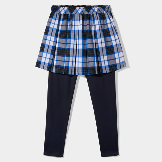 Plaid Modern Pleated Skirt with Long Leggings Homeroom