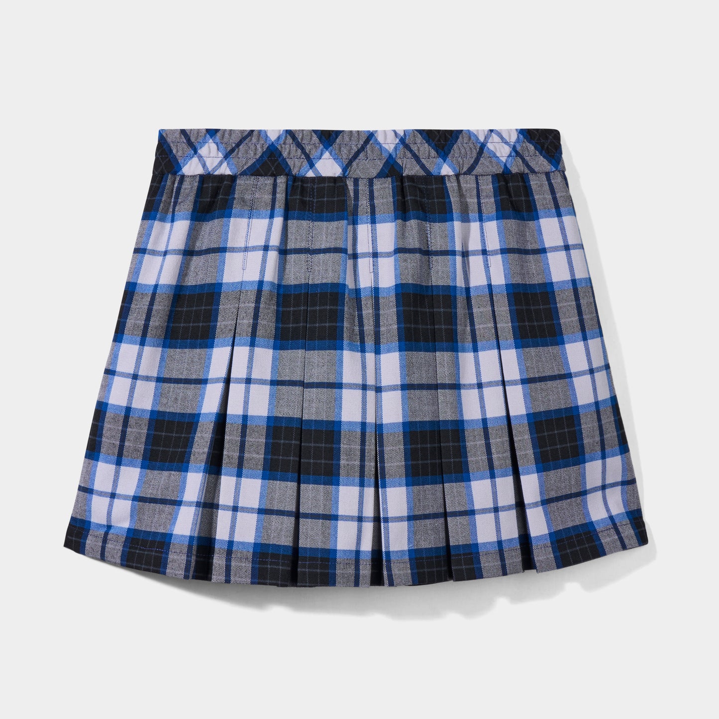 Plaid Modern Pleated Skirt with Bike Shorts Homeroom