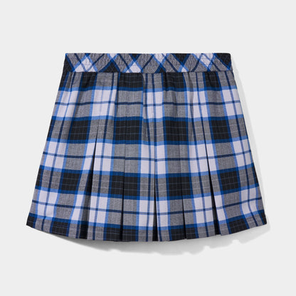Plaid Modern Pleated Skirt with Bike Shorts Homeroom