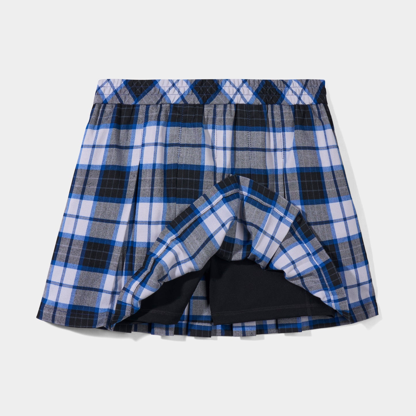 Plaid Modern Pleated Skirt with Bike Shorts Homeroom