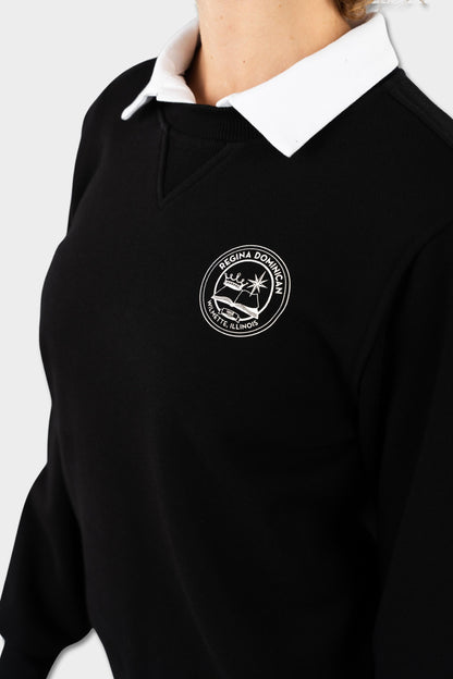 Regina Dominican Plush Sweatshirt Black