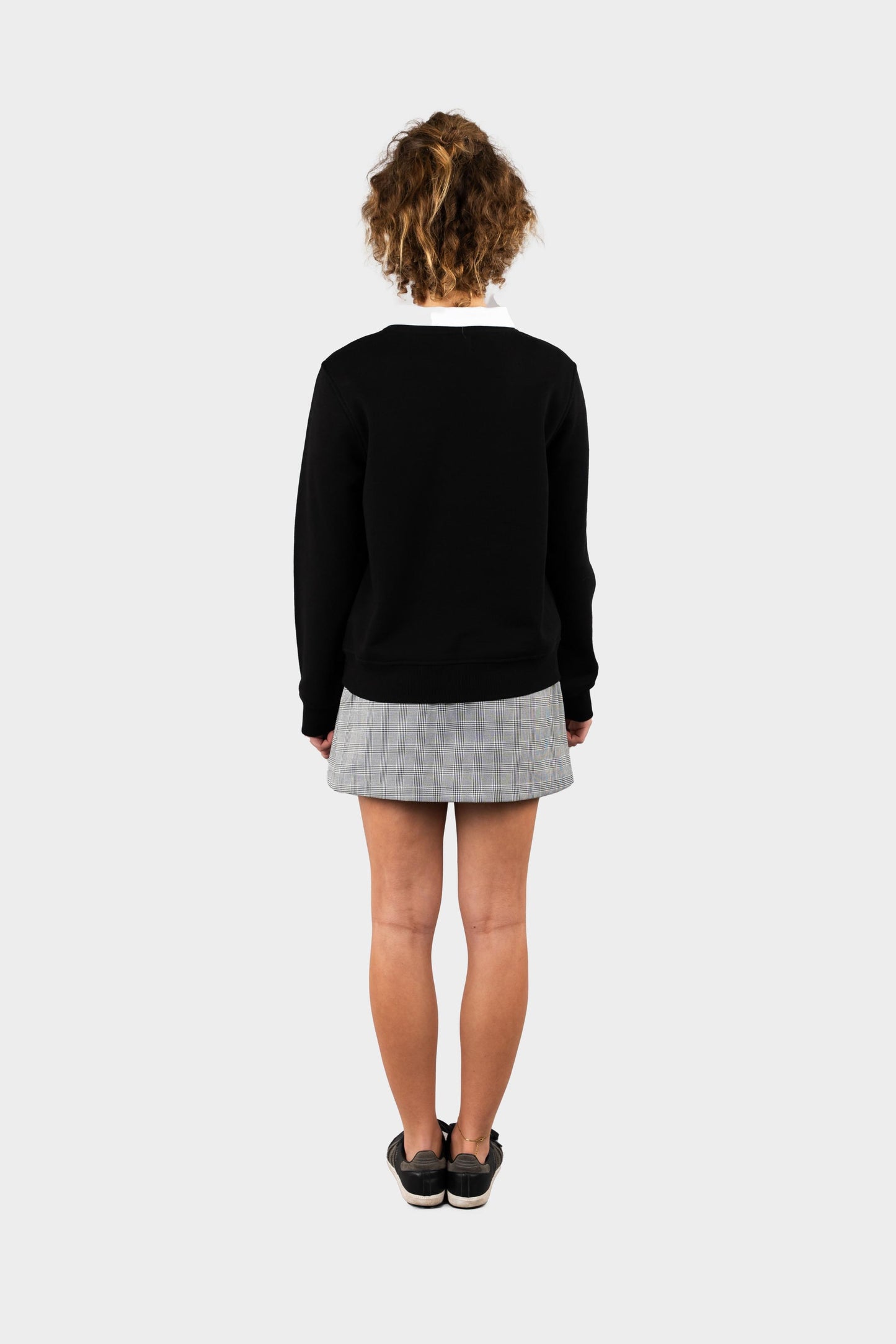 Regina Dominican Plush Sweatshirt Black